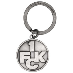 1. FC Kaiserslautern Schlüsselanhänger - Logo antik - Metall | Altsilber | Anhänger FCK