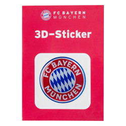 FC Bayern München Schneekugel - Winter - Schüttelkugel | Weihnachtskugel - Plus 3D-Aufkleber FCB