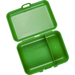 VfL Wolfsburg Brotdose - Skyline - grün | Lunchbox | Vesperbox | Frühstücksdose