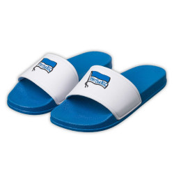 Hertha BSC Berlin Badeschuhe - Blau und Weiß - Logo | Gr. 36/37 | Badelatschen | Badeschlappen | HBSCB