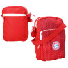 FC Bayern München Stadiontasche - Logo Badge Rubber - Rot | Schultertasche | Tasche | FCB