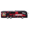 Bayer 04 Leverkusen Spielzeugbus Rückzugfunktion | Mannschaftsbus | 25 cm | Bus | B04