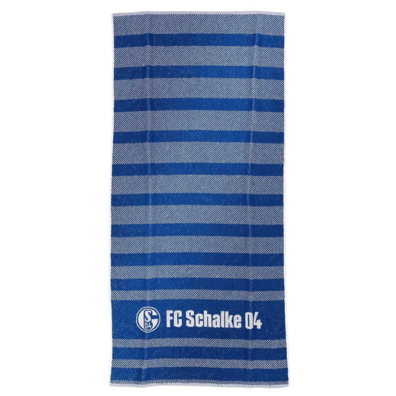 FC Schalke 04 Duschtuch - Twisted - 70 x 140 cm | Badetuch | Strandtuch | S04