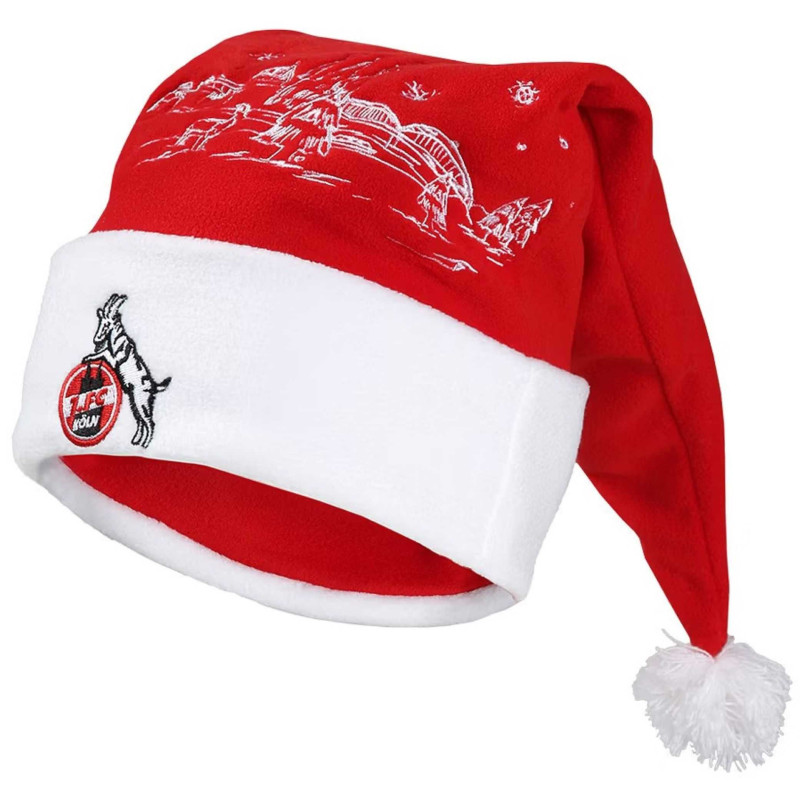 1. FC Köln Nikolausmütze - Winter - Weihnachtsmütze | Zipfelmütze | Mütze