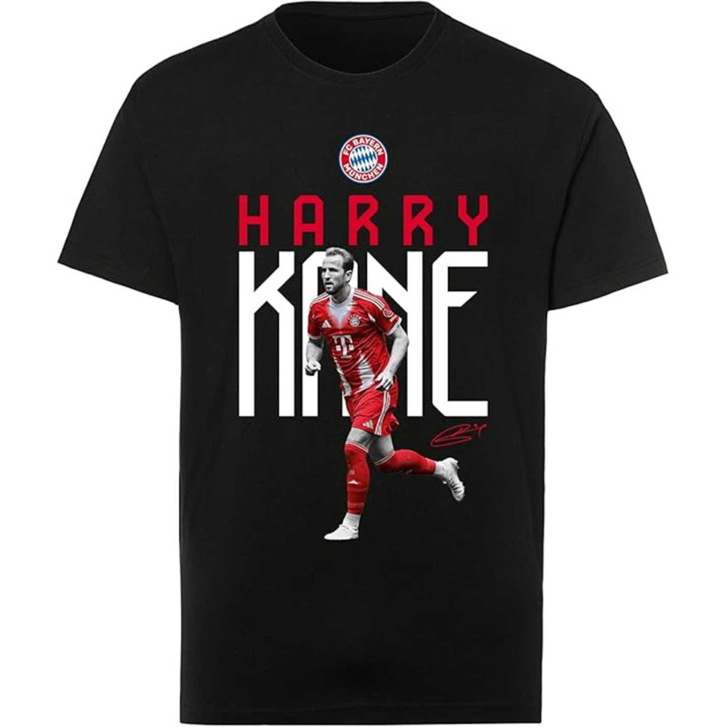 FC Bayern München T-Shirt - Harry Kane - schwarz | Unisex | Shirt FCB - Gr. XL