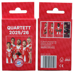 FC Bayern München Quartett 2025/26 Kartenspiel FCB