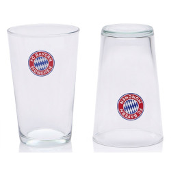 FC Bayern München - Fanglas - 2er Set Glas Trinkglas FCB