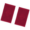 FC Bayern München Gästehandtuch 2er Set | Bordaux | Handtuch | FCB