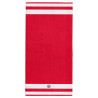 FC Bayern München Duschtuch - Streifen - rot/weiß 140 x 70 cm | Strandtuch | Badetuch | FCB