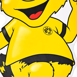 Borussia Dortmund Wandtattoo - Emma - 35.9 x 66.6 cm | Wandsticker BVB 09