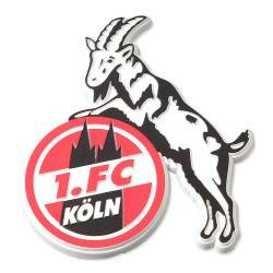 1. FC Köln Magnet - Logo farbig - Kühlschrankmagnet | 7.5 x 8.5 x 1 cm
