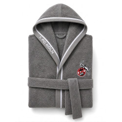 1. FC Köln Bademantel - Badische Allee - Grau Gr. S/M bis  2XL/3XL