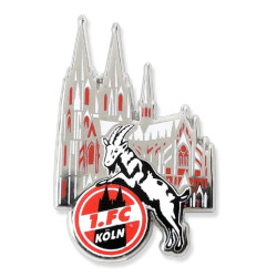 1. FC Köln Pin - Kölner Dom - farbig | Anstecker | Button