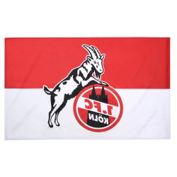 1. FC Köln Fahne - Logo - 150 x 100 cm | Quer | Flagge