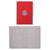 FC Bayern München Schul-Set 2-teilig: Faulenzermäppchen schwarz + Hausaufgabenheft Logo FCB