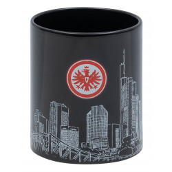 Eintracht Frankfurt Tasse - Skyline - Schwarz | Kaffeetasse | SGE