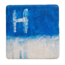 Hertha BSC Berlin Magnet Marmor blau-weiß | Kühlschrankmagnet | HBSCB