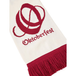 FC Bayern München Schal - Oktoberfest 2026 ™ - Fanschal | offwhite-bordeaux | Wendeschal FCB