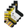 Borussia Dortmund Socken Adventskalender 12 Paar Weihnachtssocken Gr. 39-44 unisex Weihnachtskalender BVB 09
