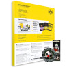 Borussia Dortmund Adventskalender mit Autogrammkarten und Poster - Plus BVB-Hissfahne Stadtwappen
