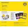 Borussia Dortmund Schokoladen Adventskalender mit Autogrammkarten & Poster - Plus Aufkleber & Lesezeichen