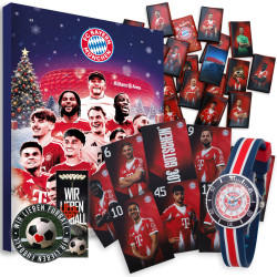FC Bayern München Adventskalender Schoko Kalender - Plus Kinder Armbanduhr (A+L Wir)