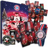 FC Bayern München Adventskalender Schoko Kalender - Plus Kinder Armbanduhr (A+L Wir)