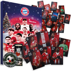 FC Bayern München Adventskalender  - Plus FCB-Schal Skyline