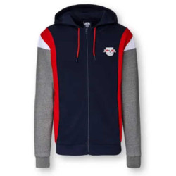 RB Leipzig Sweatjacke | Vertical Zip | Hoodie | Kapuzensweatjacke | RBL - Größe XXL