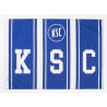 Karlsruher SC Hissfahne mit Schlaufe - Blockstreifen - Fahne | 150 x 100 cm | Flagge | KSC