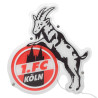 1. FC Köln LED-Neonlicht - Logo -  Dekolicht | 38 x 42 cm | Dimmbar