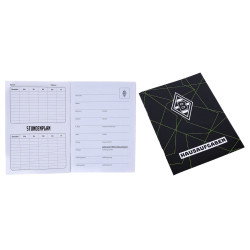 Borussia Mönchengladbach Hausaufgabenheft - Graphic - schwarz-grün | Heft | BMG