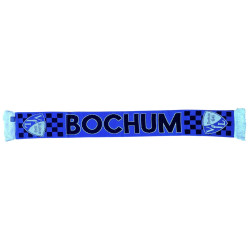 VfL Bochum Schal - Bochum - marine/blau | Karo | Fanschal | Strickschal