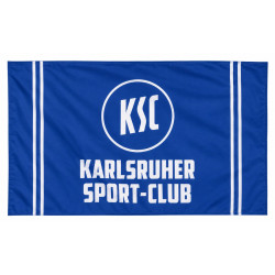 Karlsruher SC Hissfahne mit Schlaufe - Karlsruher Sport-Club - Fahne | 150 x 100 cm | Flagge | KSC