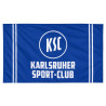 Karlsruher SC Hissfahne mit Schlaufe - Karlsruher Sport-Club - Fahne | 150 x 100 cm | Flagge | KSC