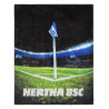 Hertha BSC Berlin Fleecedecke - Eckfahne - 150 x 200 | Kuscheldecke | Decke | HBSCB