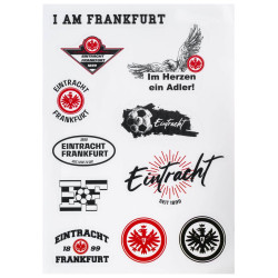 Eintracht Frankfurt Sticker-Set EF 01 | Aufkleberkarte | DIN A5 |  Aufkleber | Sticker | SGE