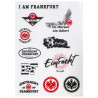 Eintracht Frankfurt Sticker-Set EF 01 | Aufkleberkarte | DIN A5 |  Aufkleber | Sticker | SGE