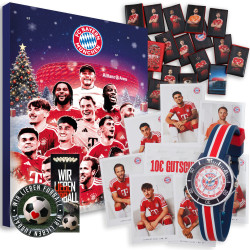 FC Bayern München Adventskalender Schoko Kalender - Plus Kinder Armbanduhr (A+L Wir)