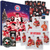 FC Bayern München Adventskalender mit Autogrammkarten & Poster - Plus Schal Rot-Weiß