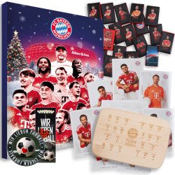 FC Bayern München Premium Adventskalender - Plus FCB-Frühstücksbrettchen