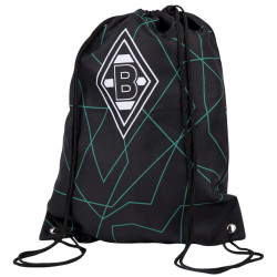 Borussia Mönchengladbach Turnbeutel schwarz | Sportbeutel | Rucksack | BMG