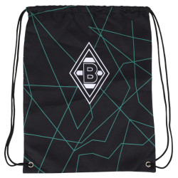 Borussia Mönchengladbach Turnbeutel schwarz | Sportbeutel | Rucksack | BMG