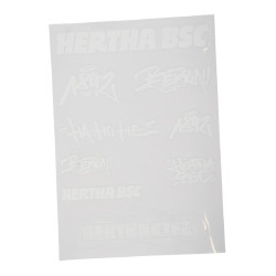 Hertha BSC Berlin Aufkleberkarte - Graffiti - weiß | Sticker | Aufkleber | HBSCB