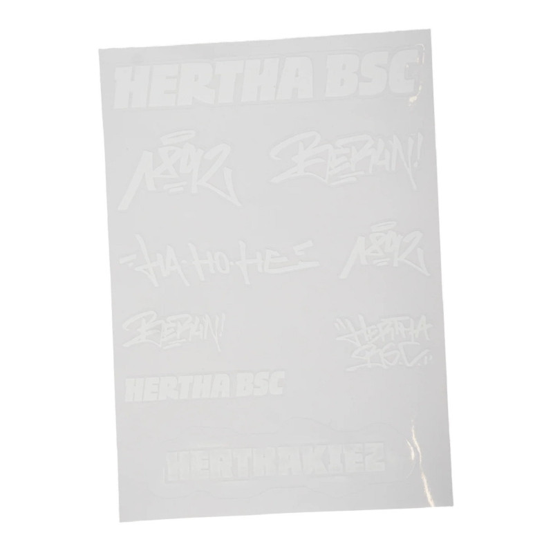 Hertha BSC Berlin Aufkleberkarte - Graffiti - weiß | Sticker | Aufkleber | HBSCB