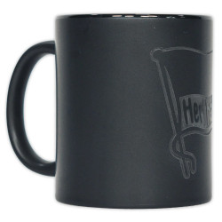 Hertha BSC Berlin Tasse Magic Fahne schwarz | Zaubertasse | HBSCB