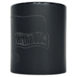 Hertha BSC Berlin Tasse Magic Fahne schwarz | Zaubertasse | HBSCB