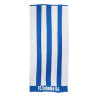 FC Schalke 2er Set Duschtuch & Handtuch Streifen | königsblau-weiß | 70 x 140 cm + 50 x 100 cm | S04