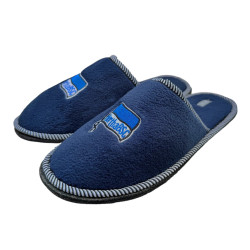 Hertha BSC Berlin Pantoffeln NAVY | Filzpantoffel | Hausschuhe | Schuhe | HBSCB - Gr. 37/38 bis 45/46