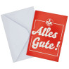 1. FC Kaiserslautern Grußkarte -  Alles Gute - Rot | Karte | Glückwunschkarte | Klappkarte | FCK